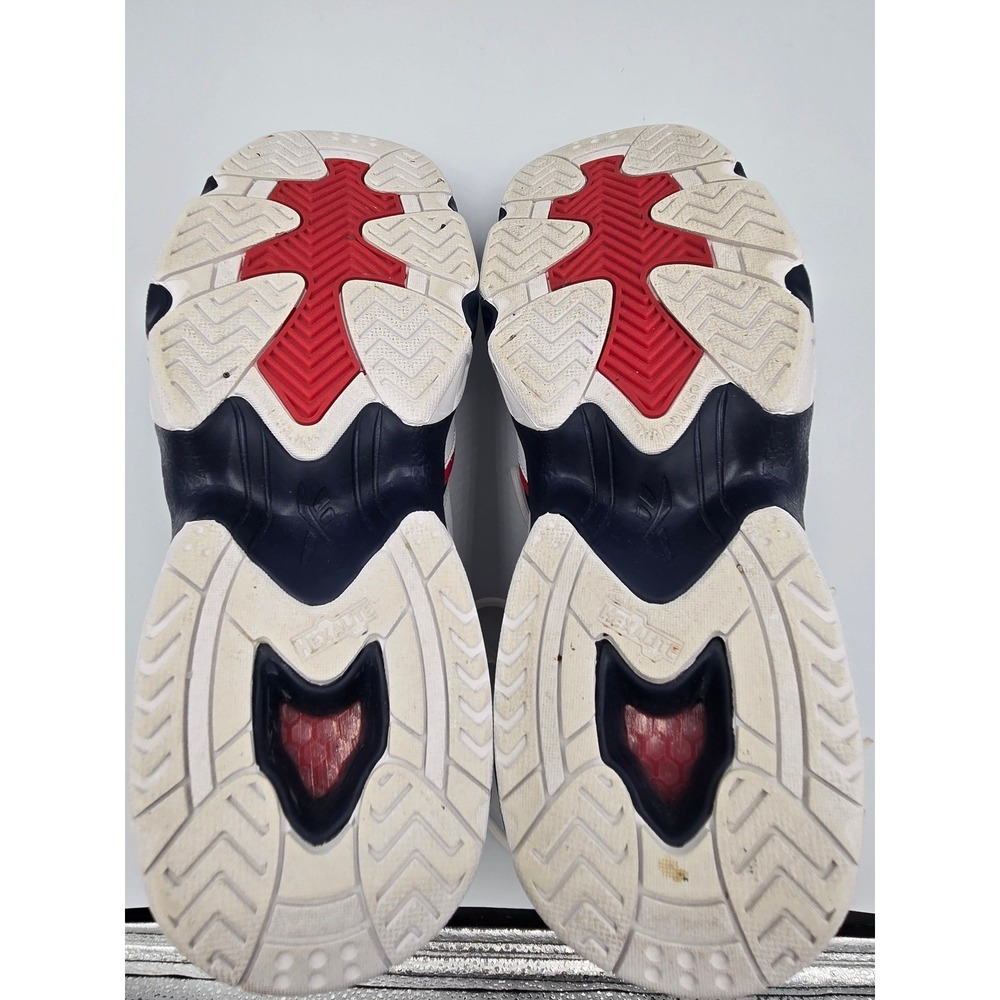 Reebok Mens 12 Basketball Shoes Mobius Navy White Red Hexalite Retro - Picture 7 of 9